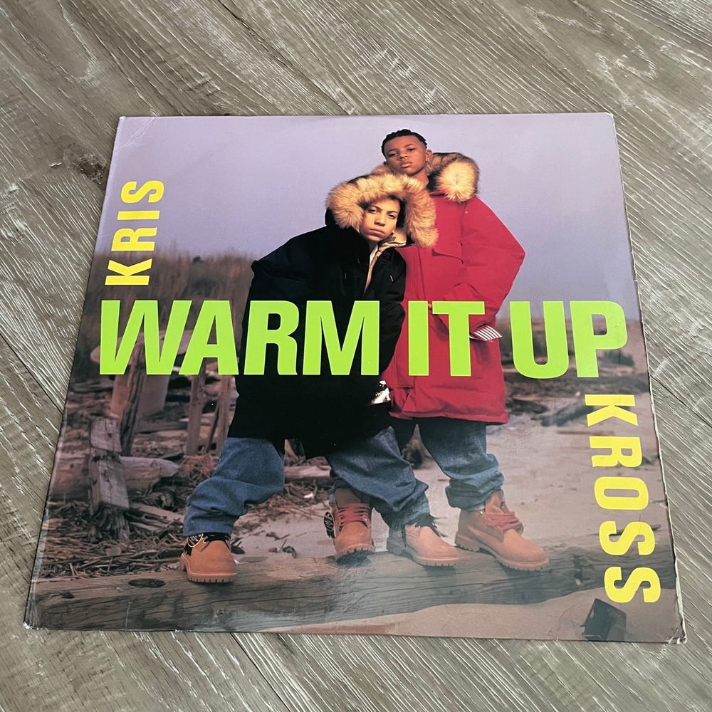 Kris Kross Warm It Up 12" Vinyl Single 1992 Ruffhouse 44 74377 Hip Hop Rap 90s